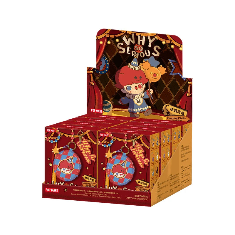 POP MART WHY SO SERIOUS łańcuszek z zawieszką