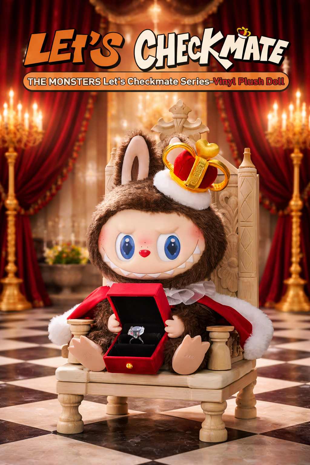 POP MART THE MONSTERS Let's Checkmate Labubu