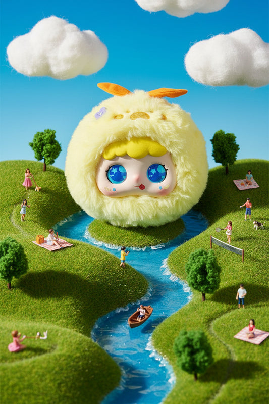 Lemon Yellow - uroczy pluszak robot AI