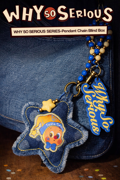 POP MART WHY SO SERIOUS łańcuszek z zawieszką