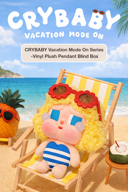POP MART CRYBABY Vacation Mode On