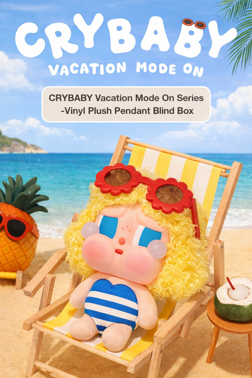 POP MART CRYBABY Vacation Mode On