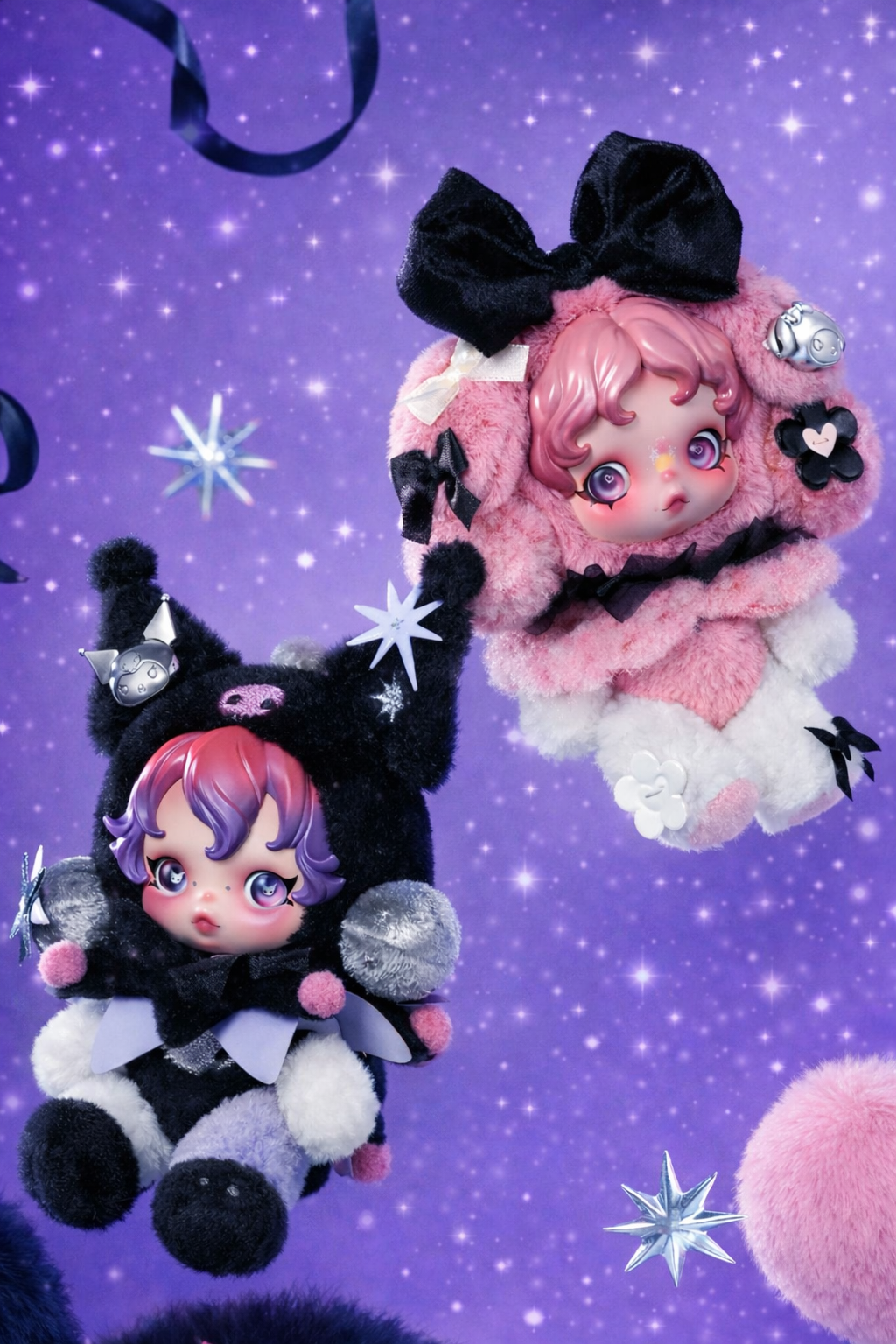 POP MART SKULLPANDA × KUROMI