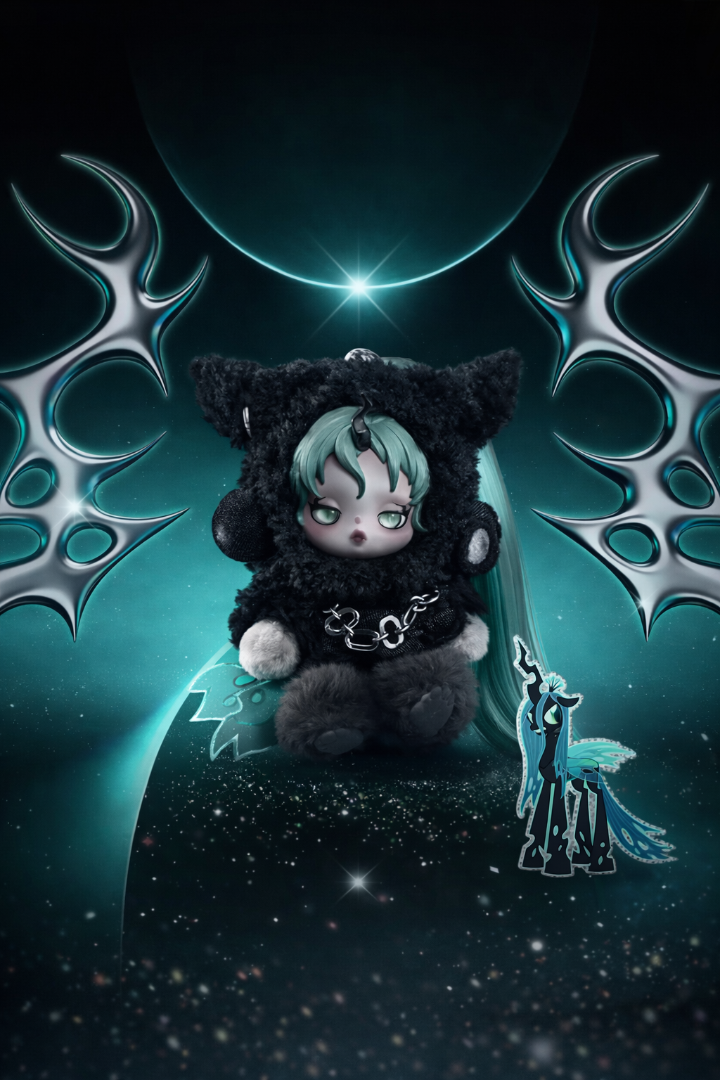 POP MART θ SKULLPANDA × My Little Pony