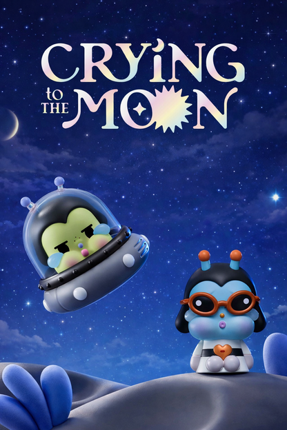 POP MART CRYBABY CRYING TO THE MOON-SITTING