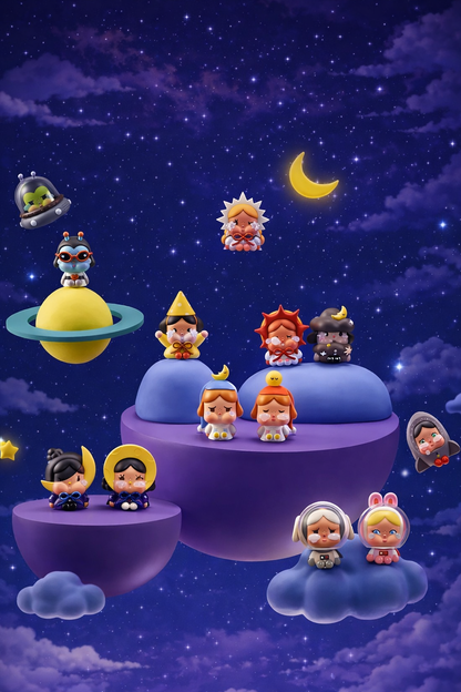 POP MART CRYBABY CRYING TO THE MOON-SITTING