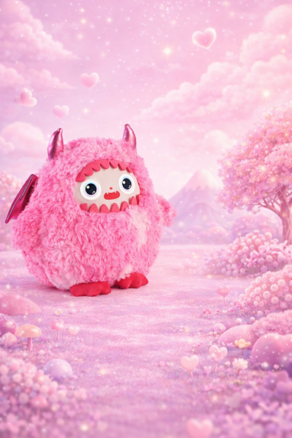 AI Przyjaciel Interaktywny Pluszak seria MONSTER z Wi-Fi z inteligentnym głosem i oczami LED