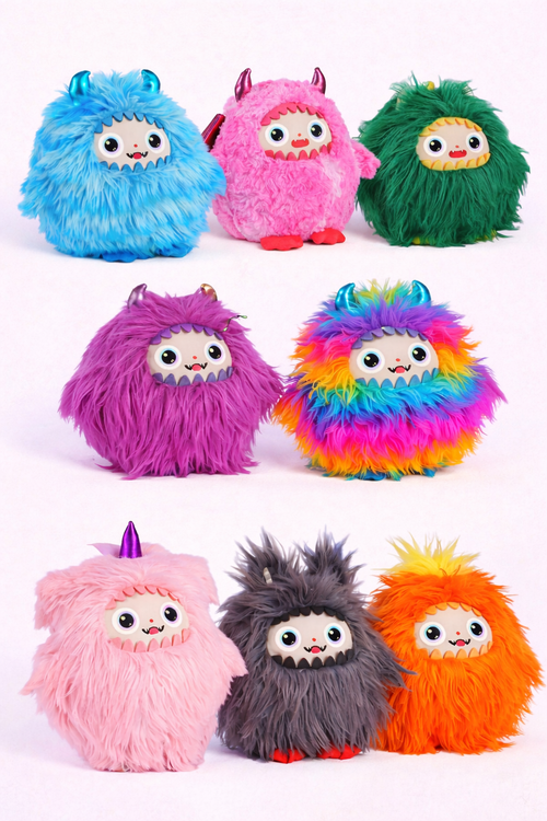 AI Przyjaciel Interaktywny Pluszak seria MONSTER z Wi-Fi z inteligentnym głosem i oczami LED