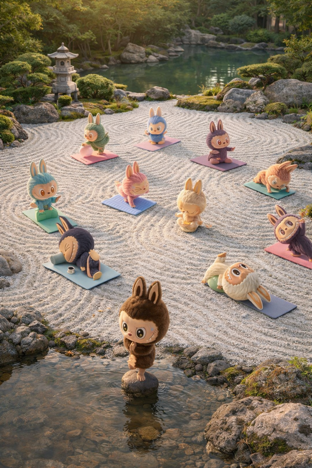 POP MART THE MONSTERS Lazy Yoga