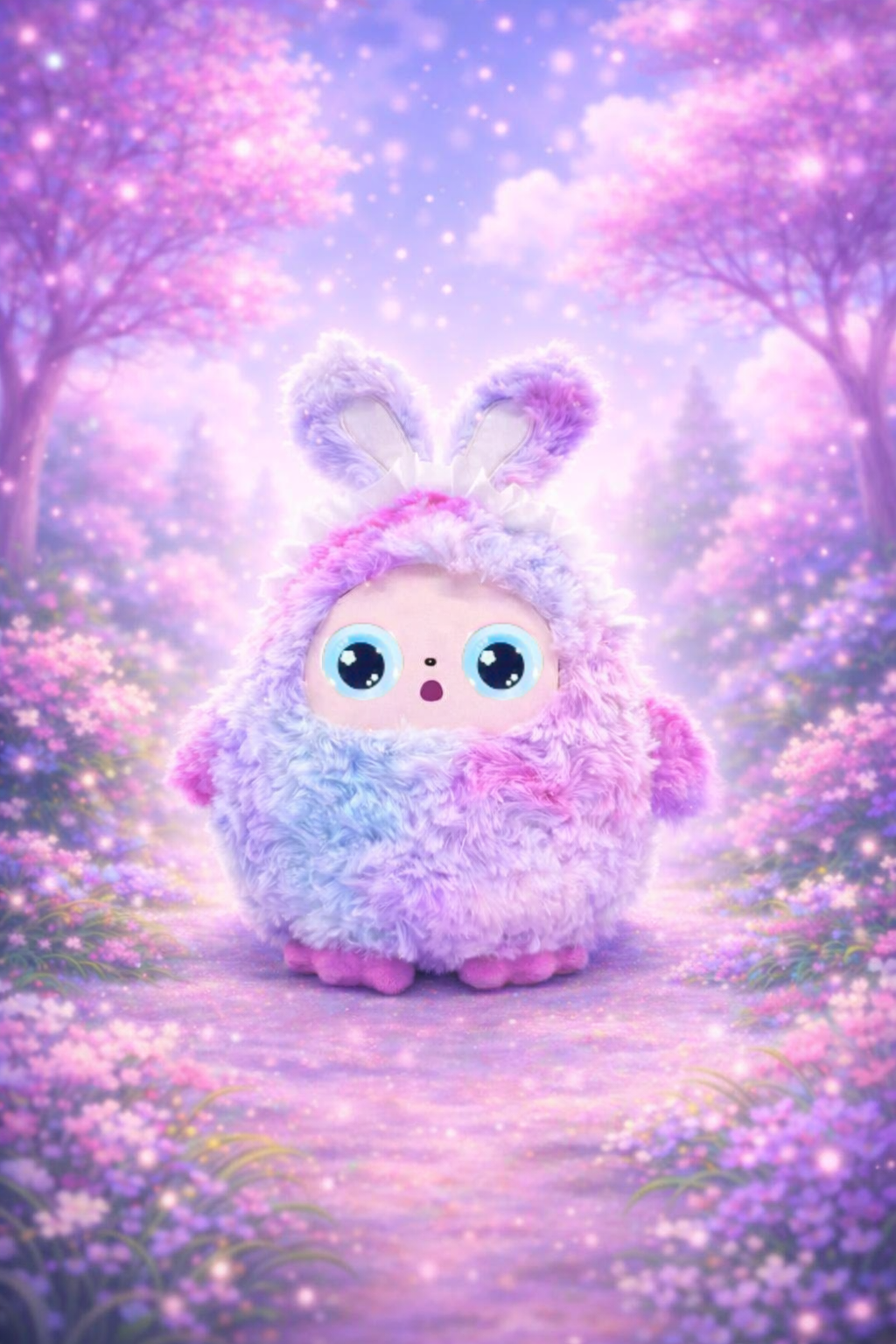 AI Przyjaciel Interaktywny Pluszak z Wi-Fi z inteligentnym głosem i oczami LED