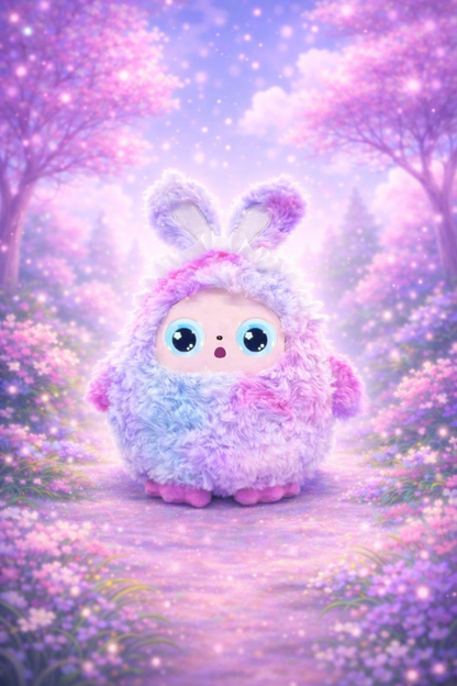 AI Przyjaciel Interaktywny Pluszak z Wi-Fi z inteligentnym głosem i oczami LED