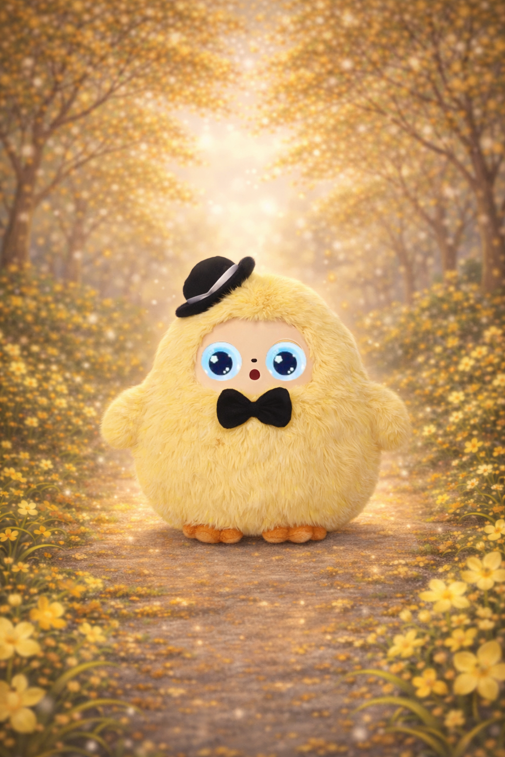 AI Przyjaciel Interaktywny Pluszak z Wi-Fi z inteligentnym głosem i oczami LED