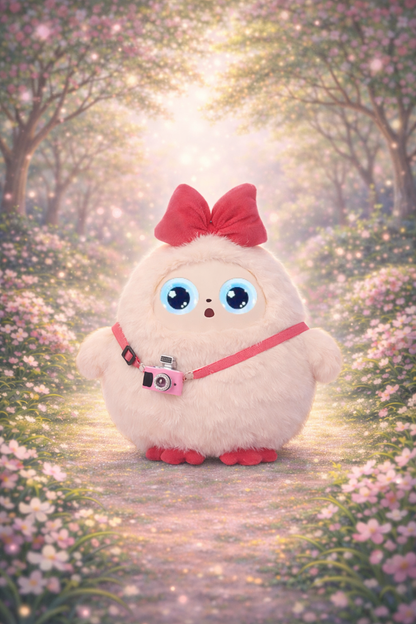 AI Przyjaciel Interaktywny Pluszak z Wi-Fi z inteligentnym głosem i oczami LED