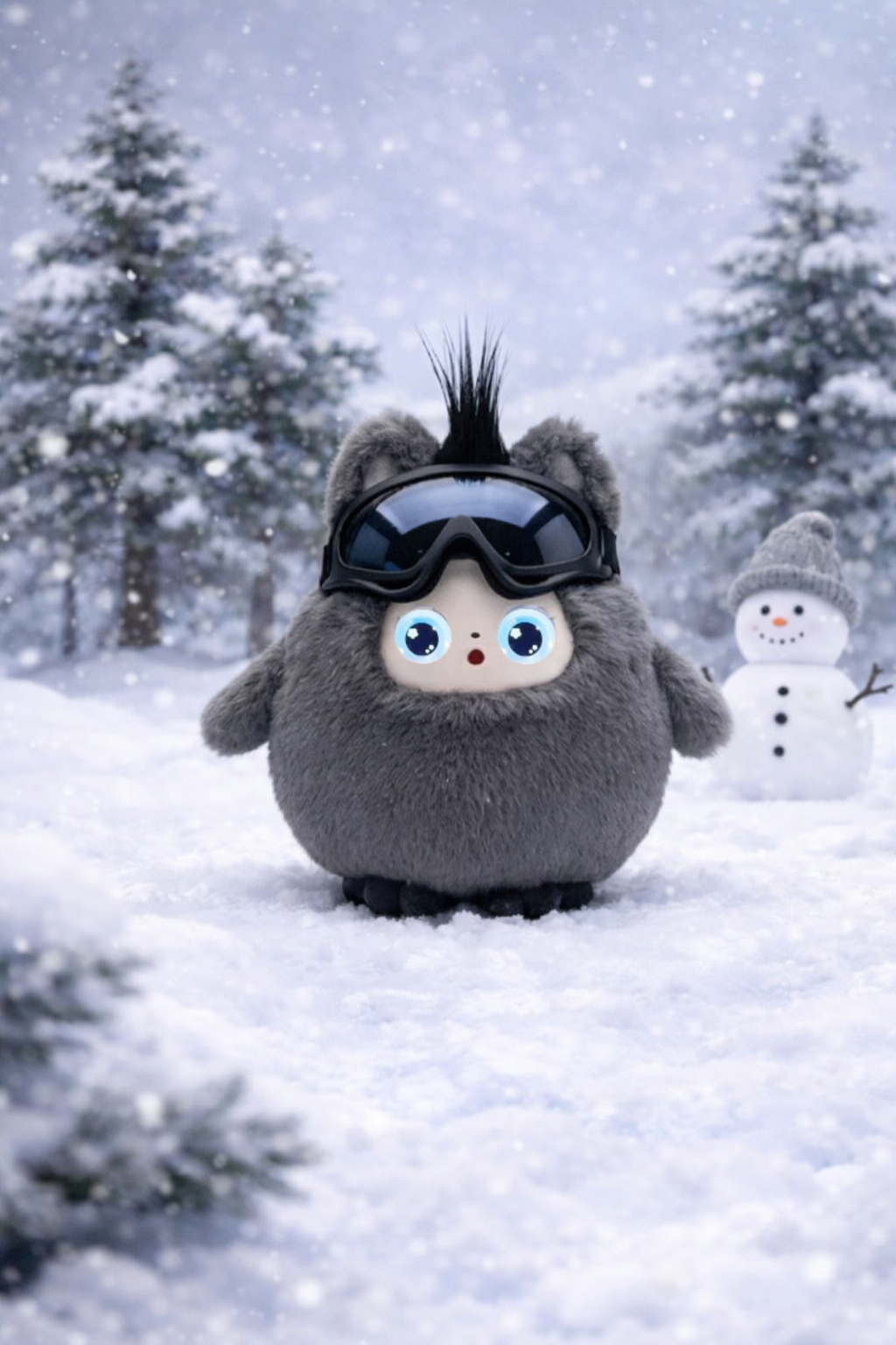 AI Przyjaciel Interaktywny Pluszak seria JUMBO z Wi-Fi z inteligentnym głosem i oczami LED