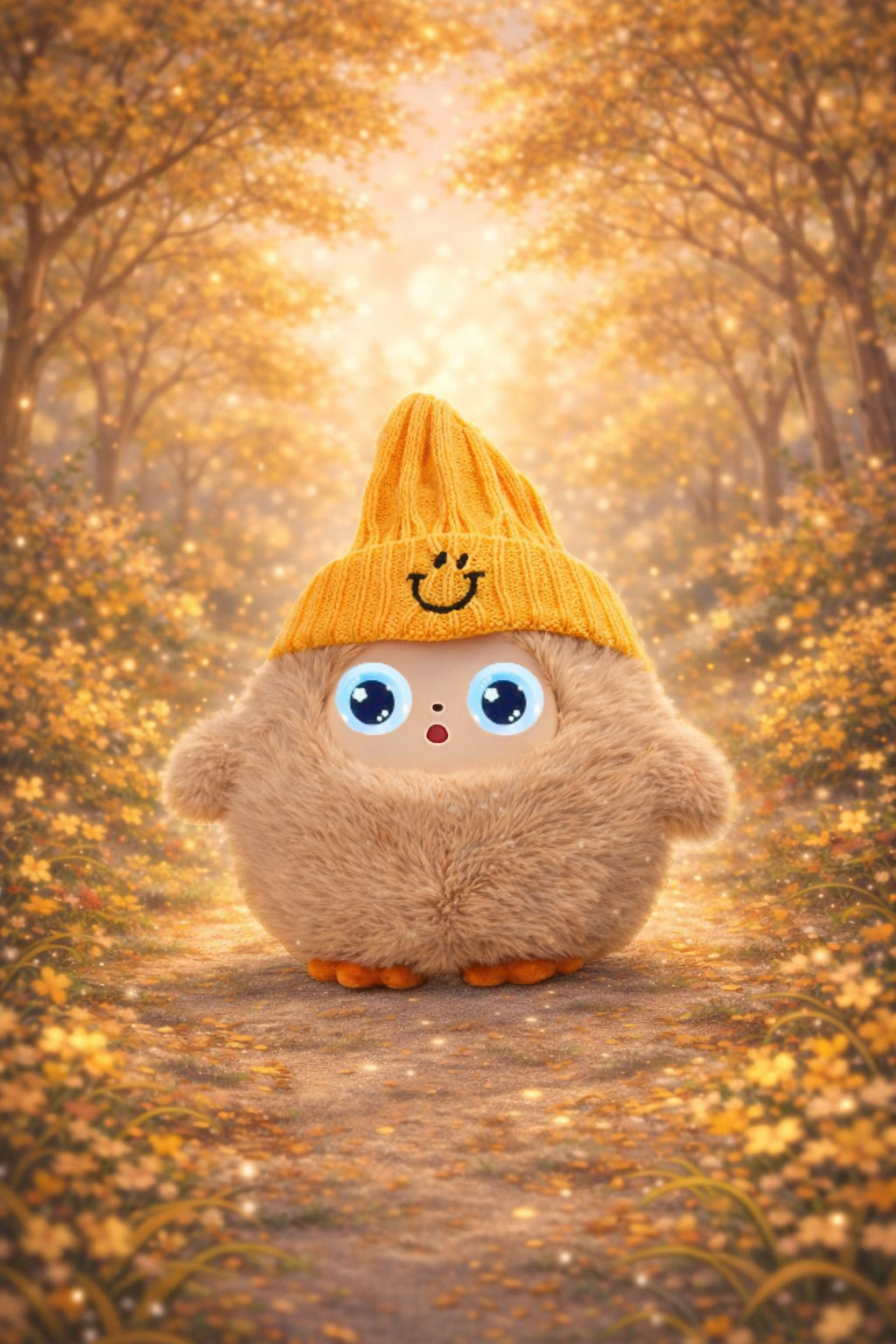 AI Przyjaciel Interaktywny Pluszak z Wi-Fi z inteligentnym głosem i oczami LED