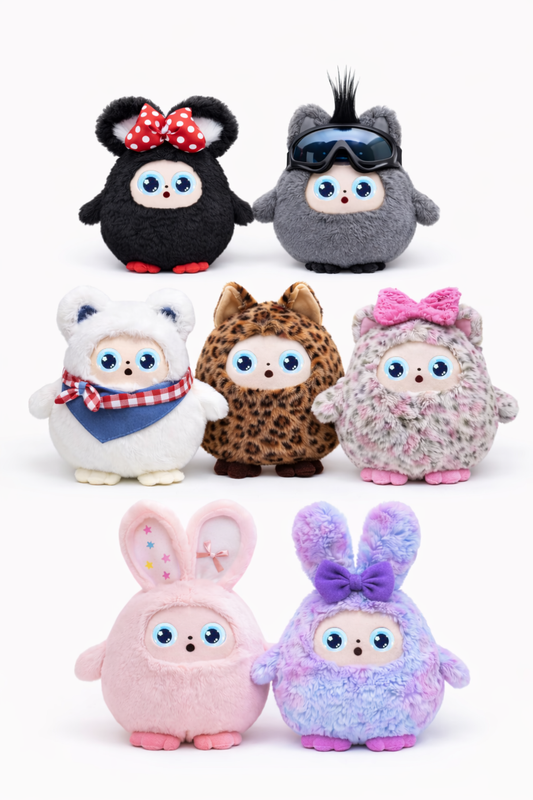 AI Przyjaciel Interaktywny Pluszak seria JUMBO z Wi-Fi z inteligentnym głosem i oczami LED