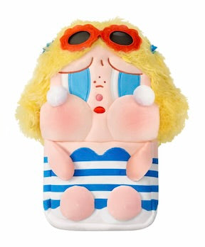 POP MART CRYBABY Vacation Mode On MINI Crossbody torebka czerwona i niebieska